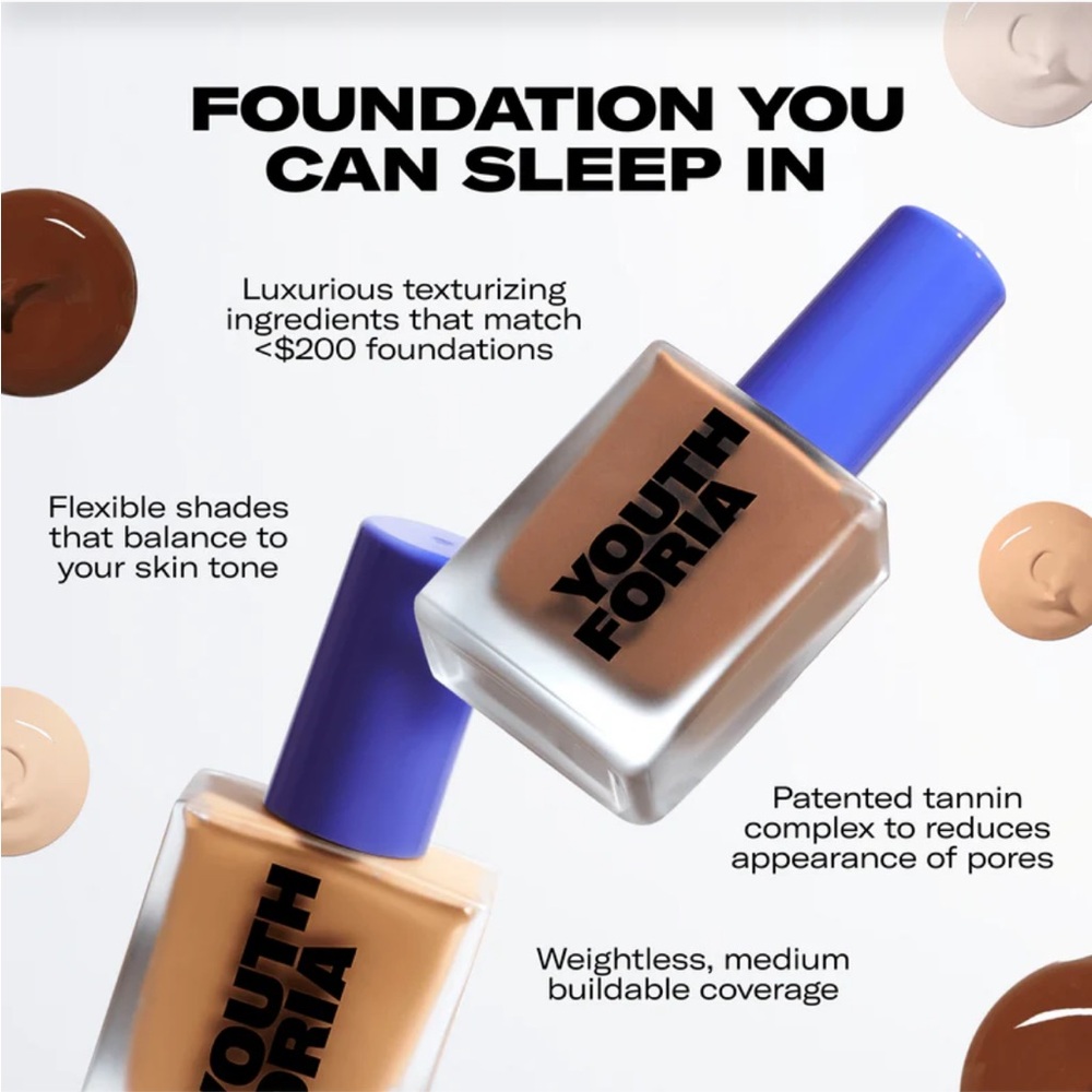 Youthforia Date Night Skin Tint Serum Foundation Full Size - Picture 5 of 12